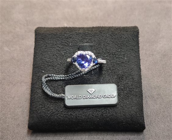 Anello World Diamond Group Donna in Oro bianco Tanzanite ACLC095DIZBTZ - ACLC095DIZBTZ